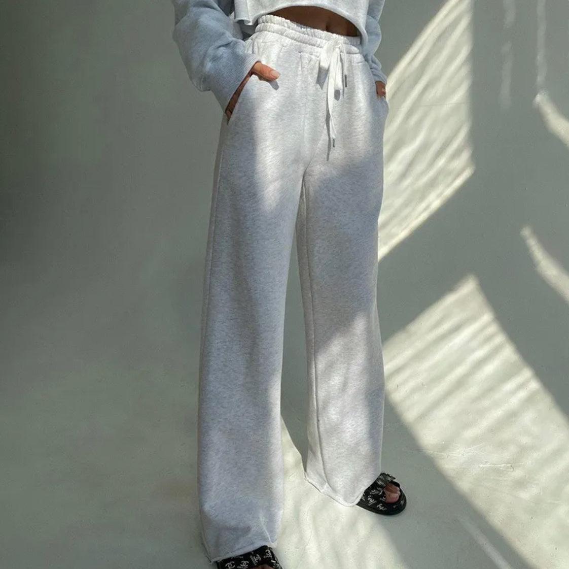 Chic Comfort Wide-Leg Trousers